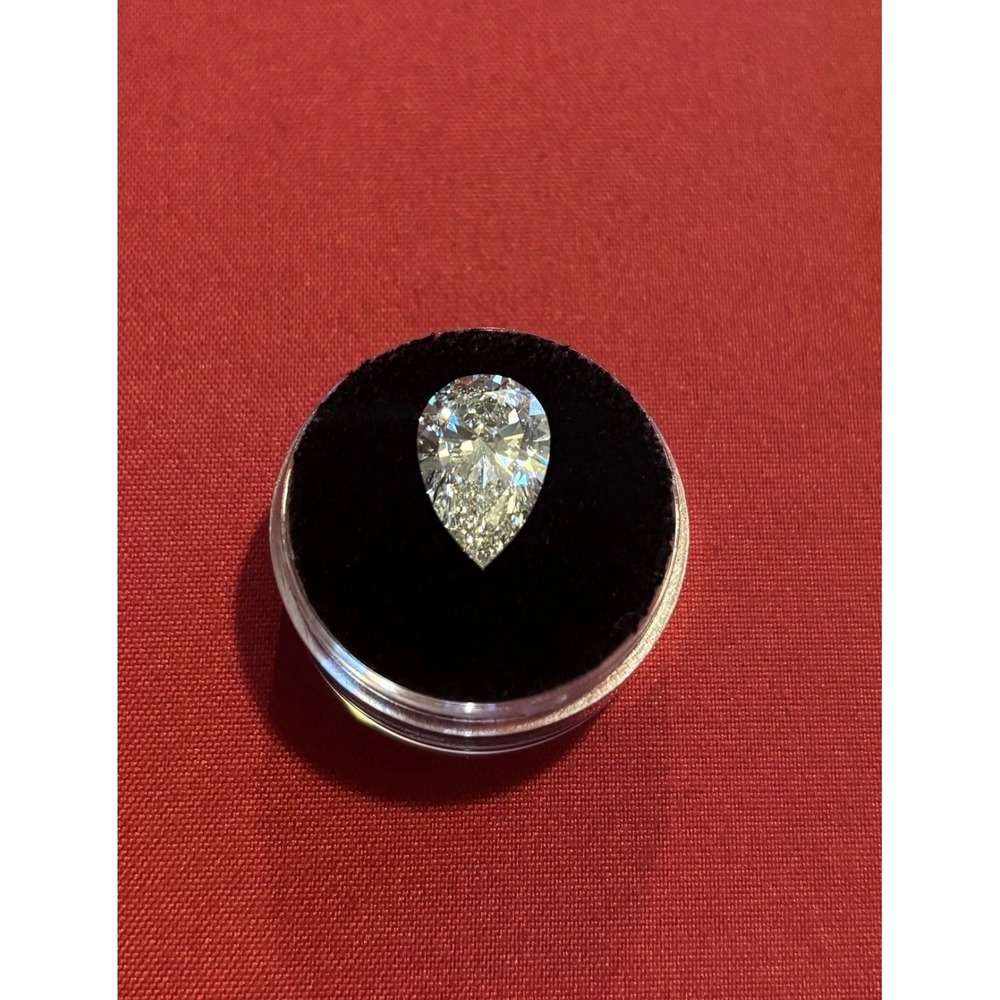 New 4.50ct Pear Brilliant Lab Grown Diamond IGI Certified G‎ VS2 LG611385441